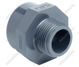 Муфта ПВХ Effast RERMGE063H редукционная, с внешней и внутренней резьбой d2