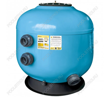 Фильтр озон. AquaViva MS1250M (62м³/час, 1250mm, 1960kg, 90mm, 2,5Бар,1м засыпка)+люк д/выгрузки