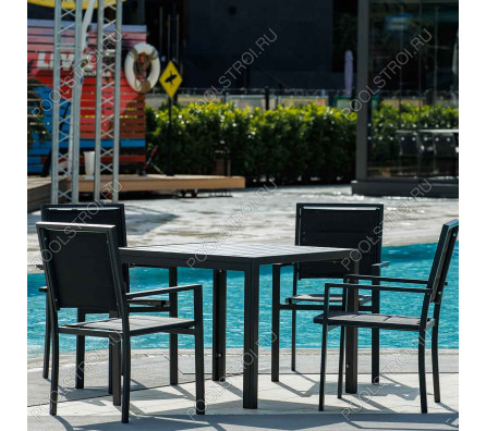 ​Набор уличной столовой мебели Aquaviva Софт (4 стула, стол)