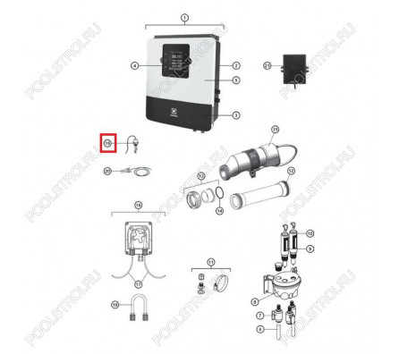 Датчик протока Hayward Aquarite Pro / Powersalt (GLX-FLO-RP)